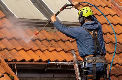 Démoussage et hydrofuge de toiture à Rosay